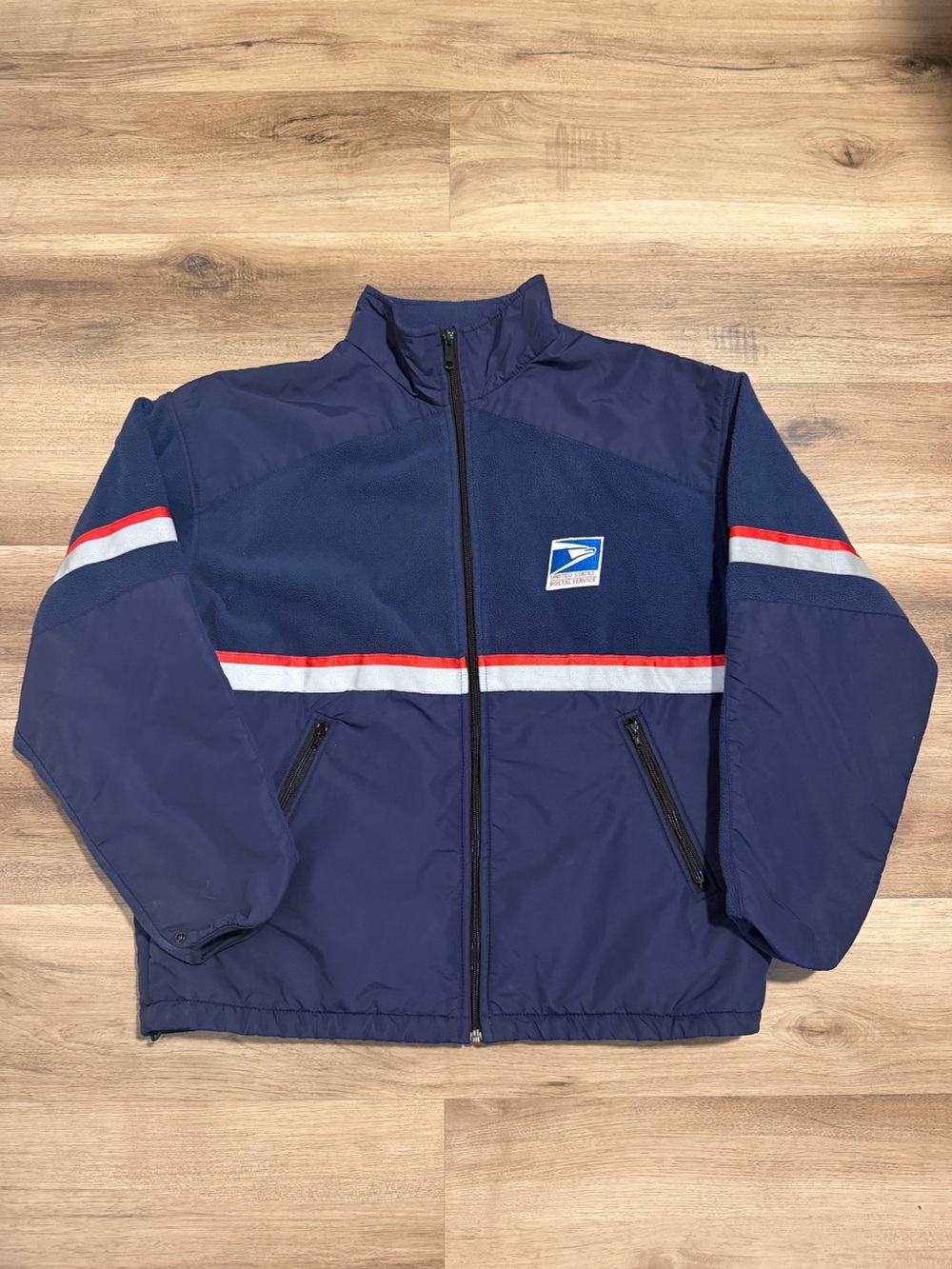 Union Line USPS Employee Jacket Sz XL Full Zip Fleece Intermediate